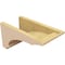 Ekena Millwork 7"W x 14"D x 7"H Wide Hughes Rough Cedar Woodgrain TimberThane Corbel, Primed Tan CORUR07X14X07HUGRCPR - alternate 4